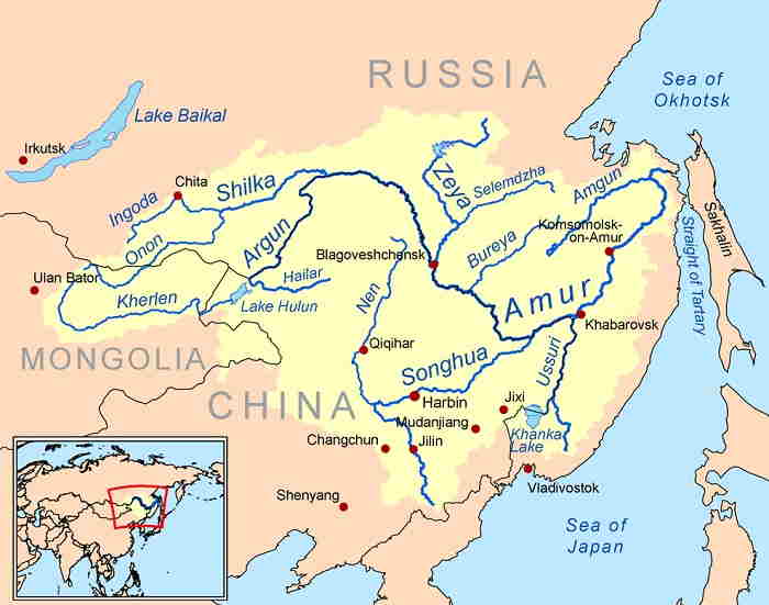 Amur River - 4444 km
