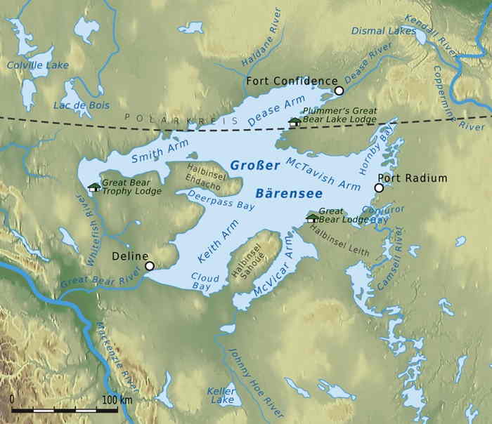 Great Bear Lake – 31,153 sq. km