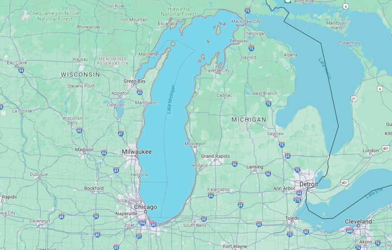 Lake Michigan, Illinois/Indiana/Wisconsin/Michigan