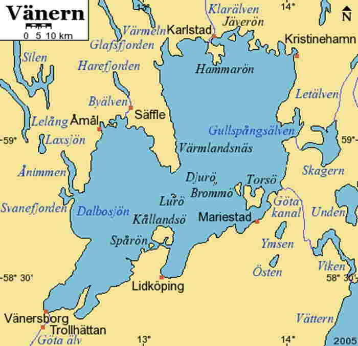 Lake Vänern, Sweden