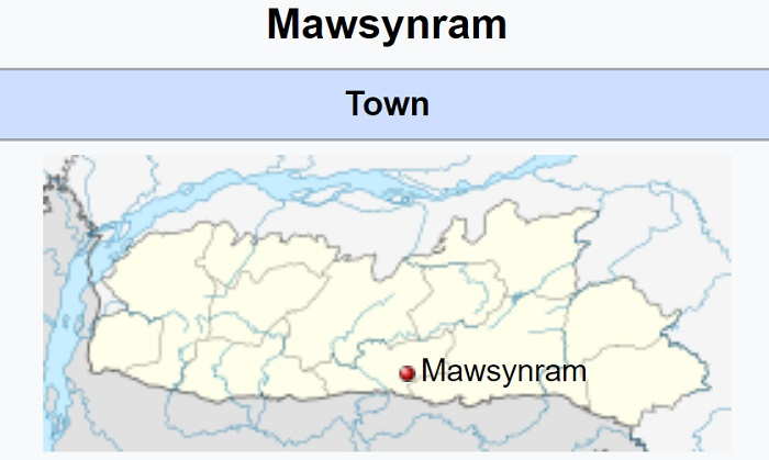 Mawsynram, Meghalaya State, India