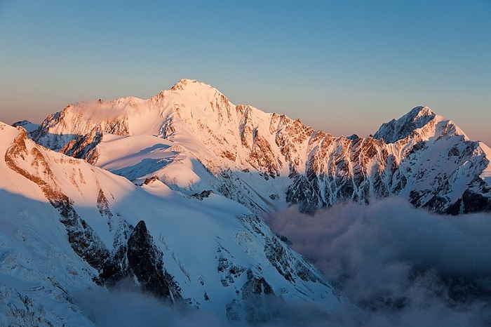 Mount Dzhimara, Caucasus Mountain Range, Russia - 4780M