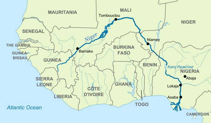 Niger River – 4180 km
