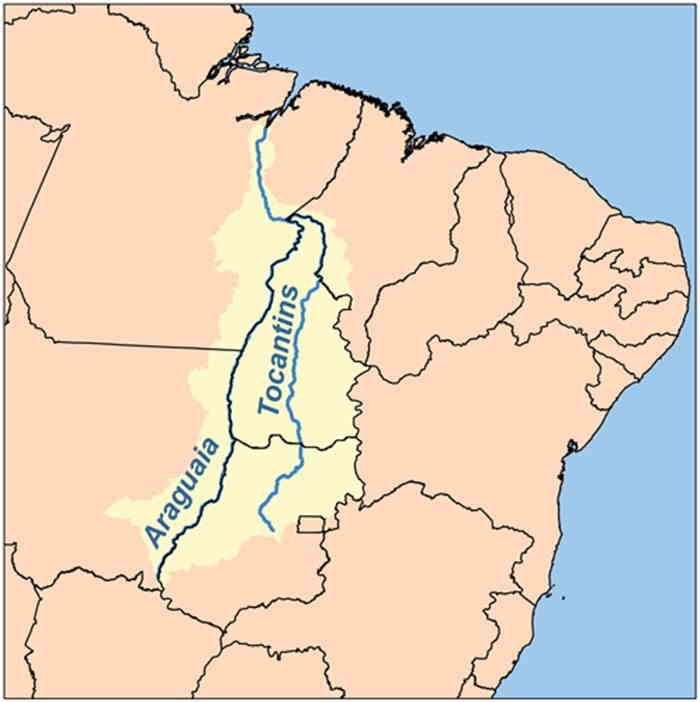 Tocantins-Araguaia River - 2640 km